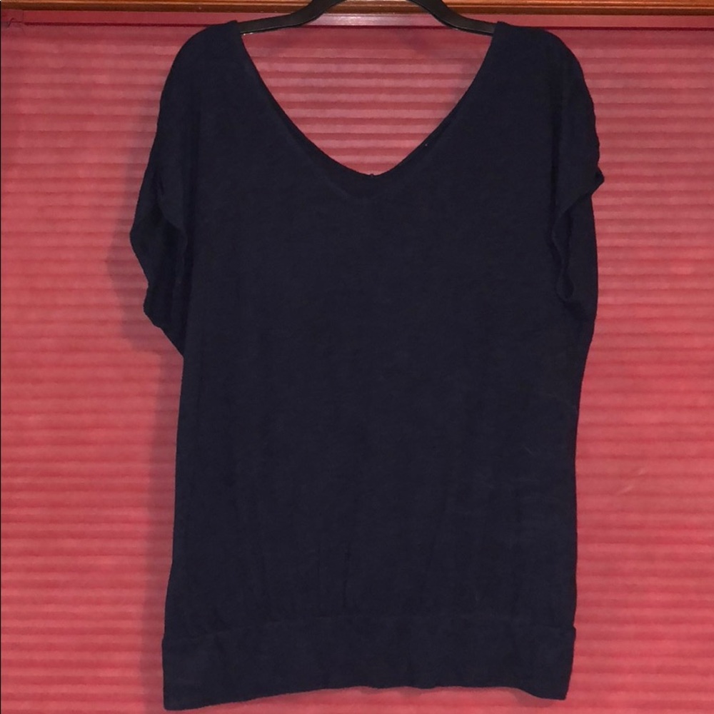 Blue v neck t shirt